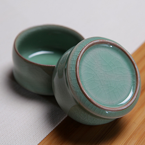 福器对杯哥窑梅子青